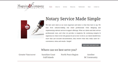 Desktop Screenshot of bcnotary.com